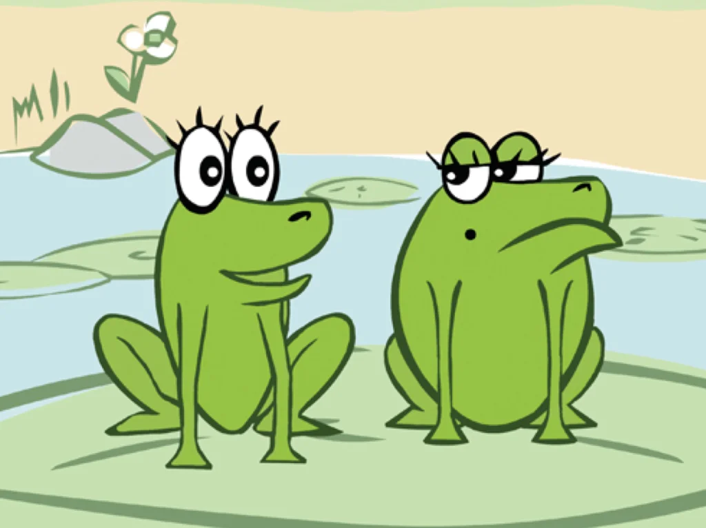 दो मेढकों की कहानी (Tale of two frogs)