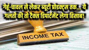 Income Tax Alert! गेहूं-चावल से लेकर ब्यूटी प्रोडक्ट्स तक… ये गलती की तो टैक्स डिपार्टमेंट लेगा हिसाब!