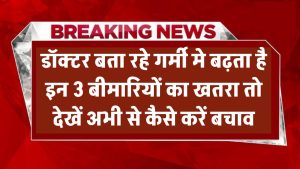 गर्मी के साथ बढ़ता है इन 3 बीमारियों का खतरा! डॉक्टर बता रहे अभी से कैसे करें बचाव
