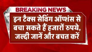 सिर्फ 12 दिन बचे हैं! इन Tax-Saving ऑप्शंस से बचा सकते हैं हजारों रुपये, जल्दी जानें और बचत करें