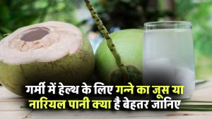गर्मी में क्या है बेहतर – गन्ने का जूस या नारियल पानी? जानिए हेल्थ के लिहाज से सही ऑप्शन