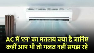 AC में 'टन' का मतलब क्या है? जानिए कहीं आप भी तो गलत नहीं समझ रहे